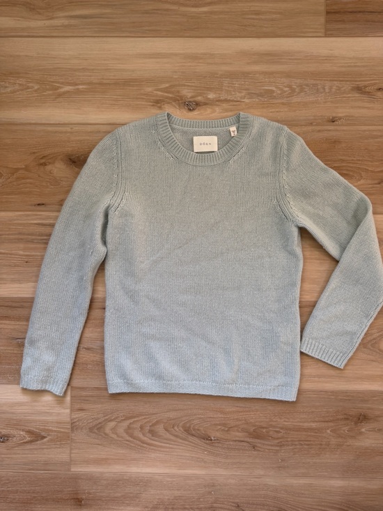 Doen Sweaters - Doen Pale Blue Crewneck Sweater
